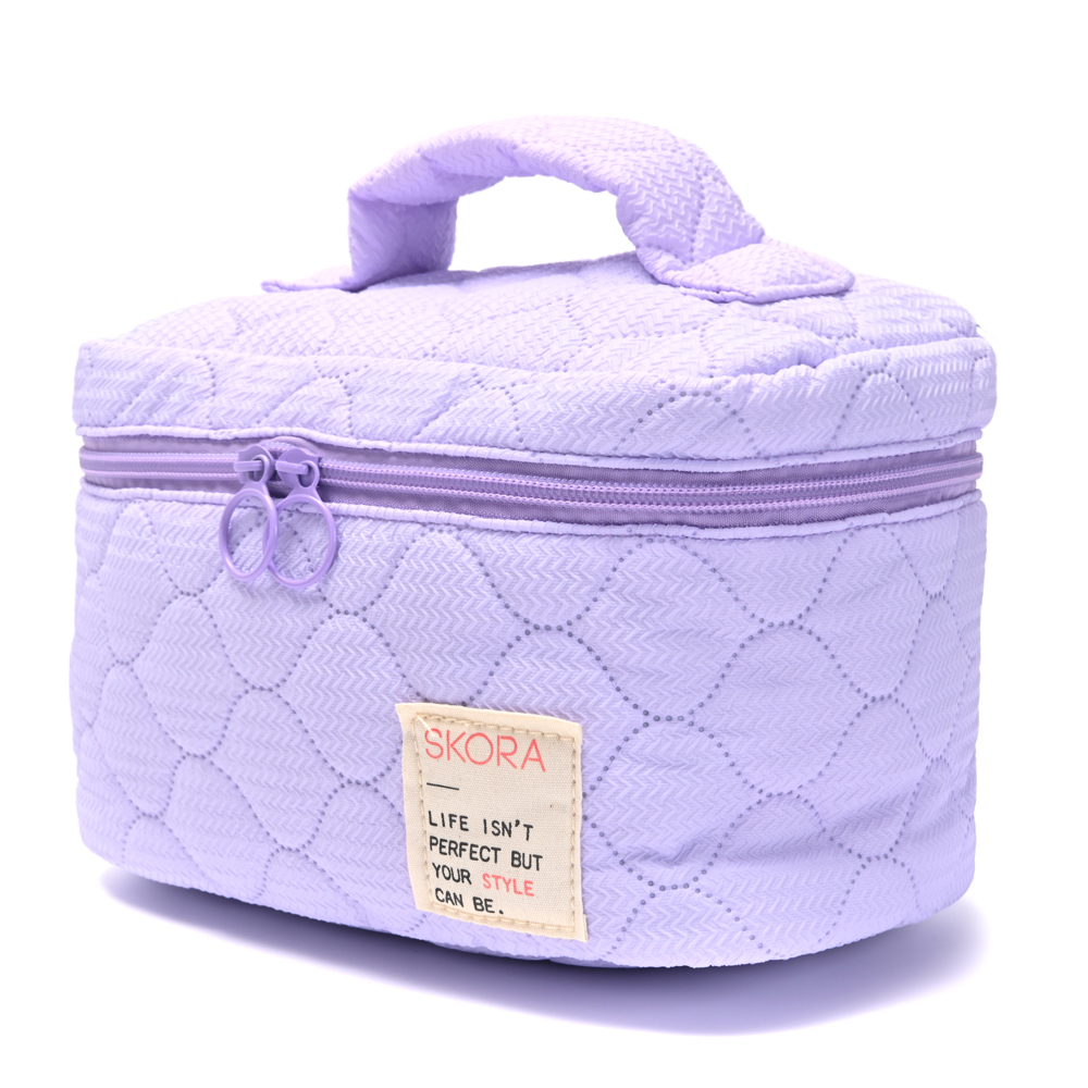 PORTACOSMETICO/MONEDERO STYLE ROMBOS 21X13X13CM