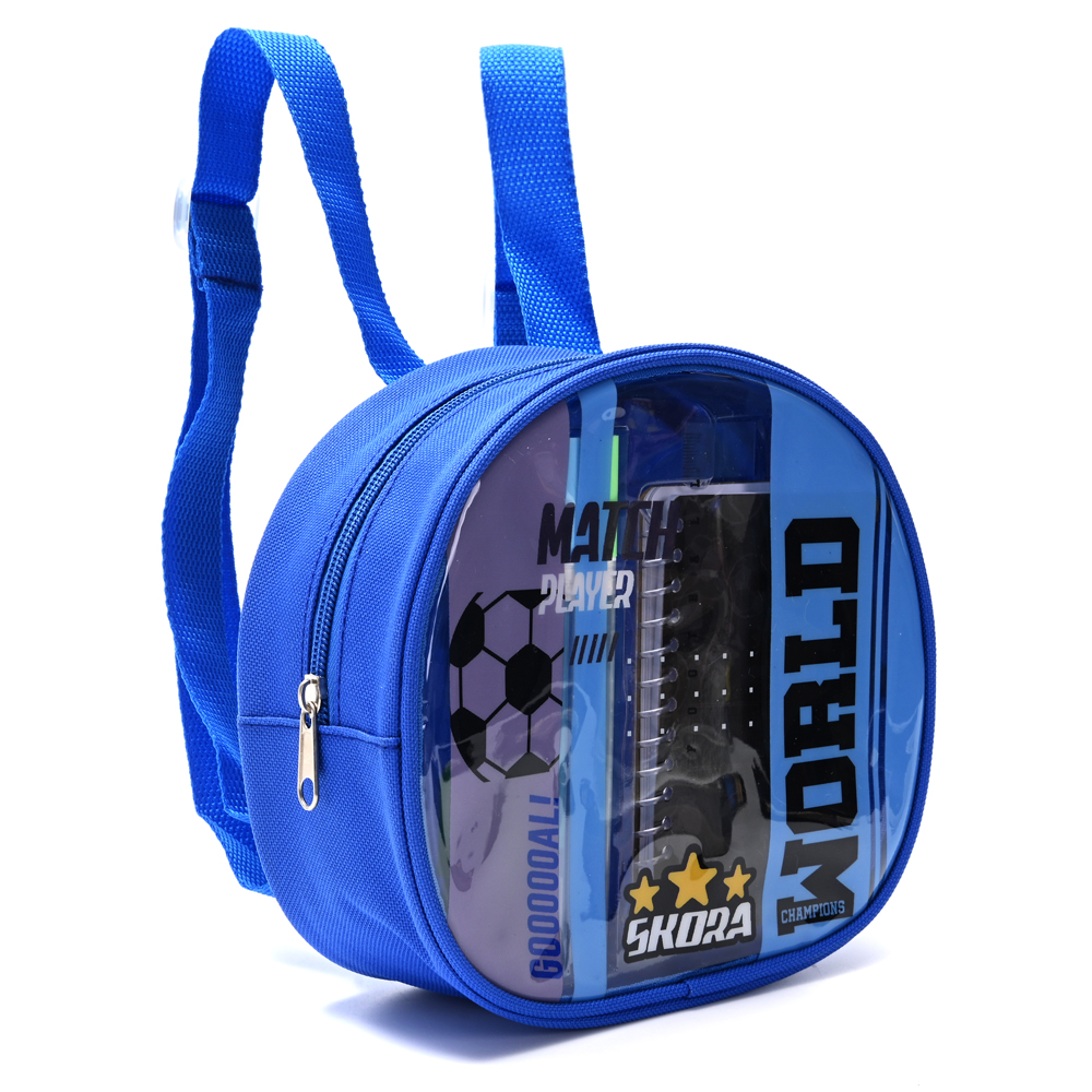 MOCHILA SKORA FUTBOL C/SET DE LIBRERIA 21*8*16