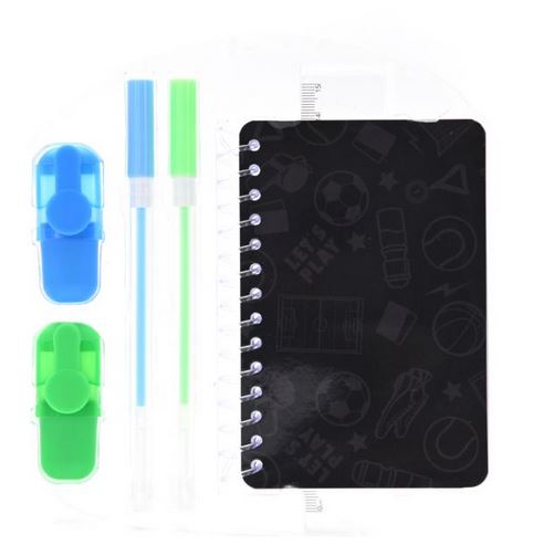 MOCHILA SKORA FUTBOL C/SET DE LIBRERIA 21*8*16