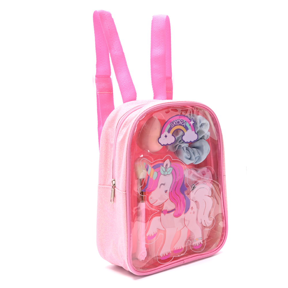 MOCHILA SKORA CORAZON C/SET BEAUTY 21*8*16