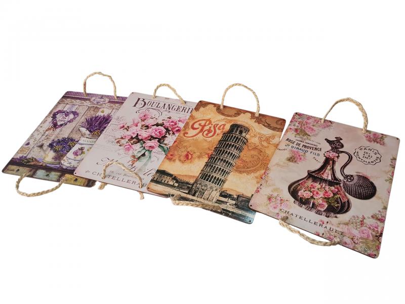 BANDEJA FIBRO FACIL ESTAMPADA SOGA 30X23CM