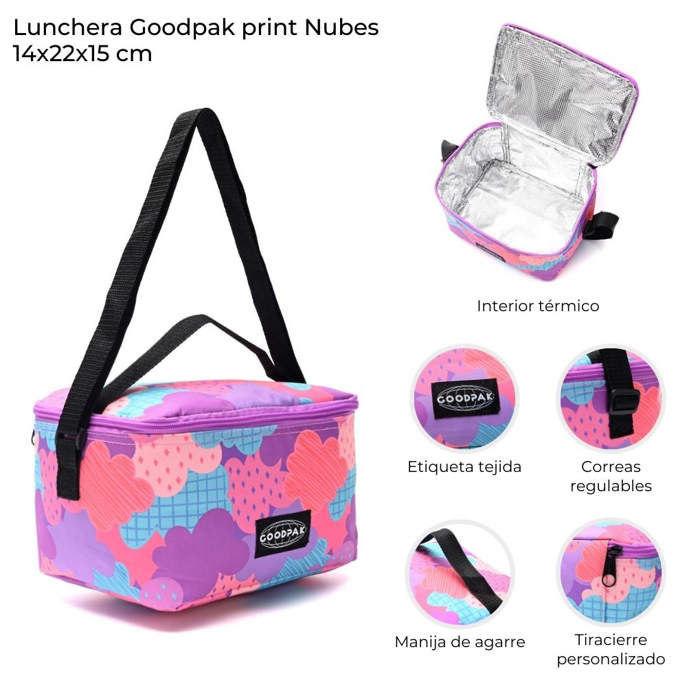 LUNCHERA GOODPAK NUBES 14*22*15