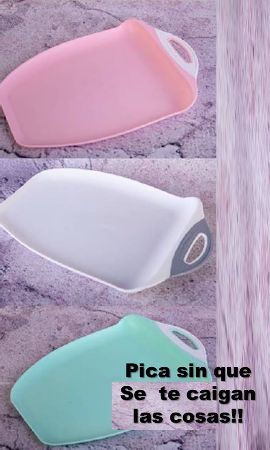 TABLA PICAR PLASTICA COLOR 18*27