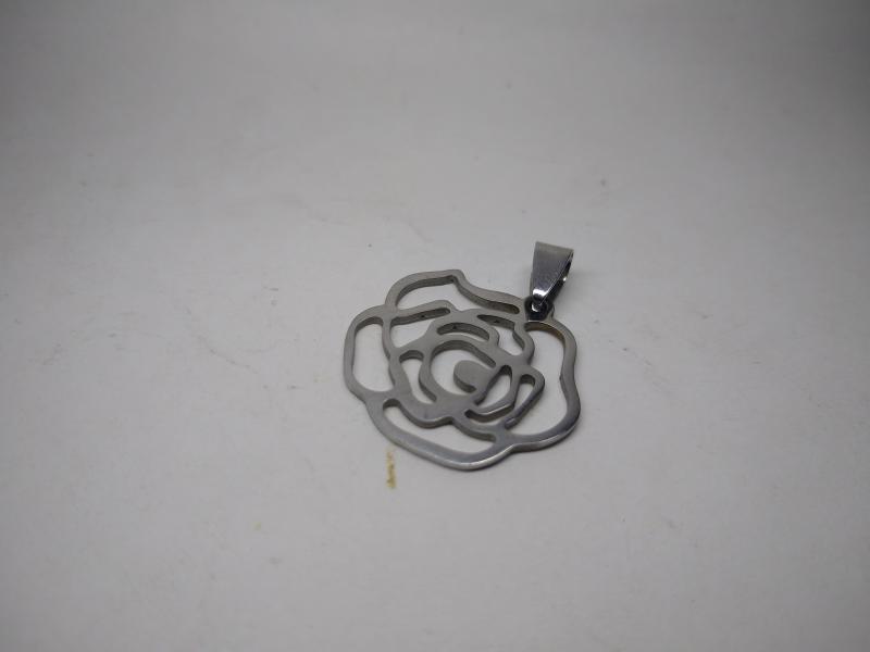 DIJE A.QUIR FLOR ROSA 30MM