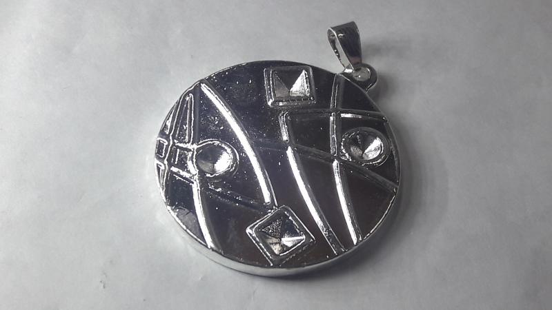 DIJE A QUIR. BLANCO REDONDO 4CM