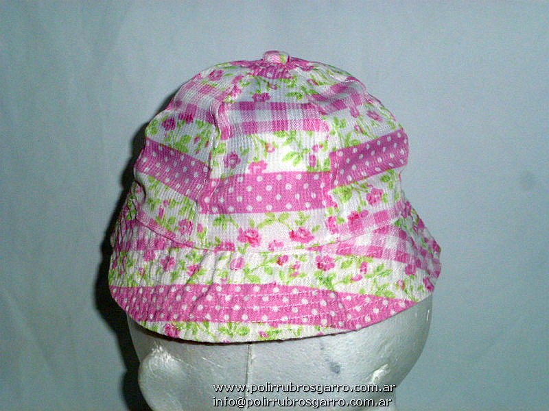 GORRA PILUSO PARA NENA CUADRILLE EST ROSA