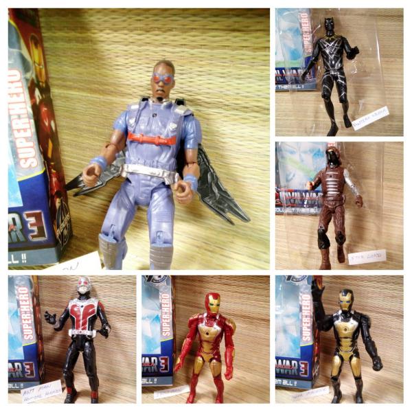 AVENGERS * MUÑECO C/LUZ 15 CM - 10 MODELOS