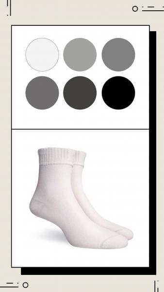 MEDIA ELEM HOMBRE -ZOQUETE TENIS LISO