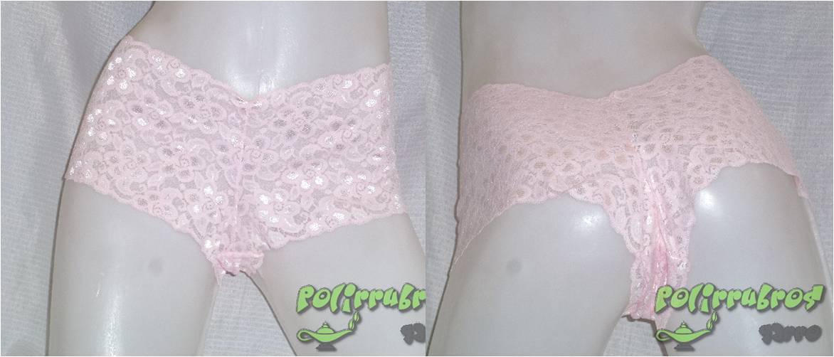 BOMBACHA DQE ROSA CULOTTE ENCAJE