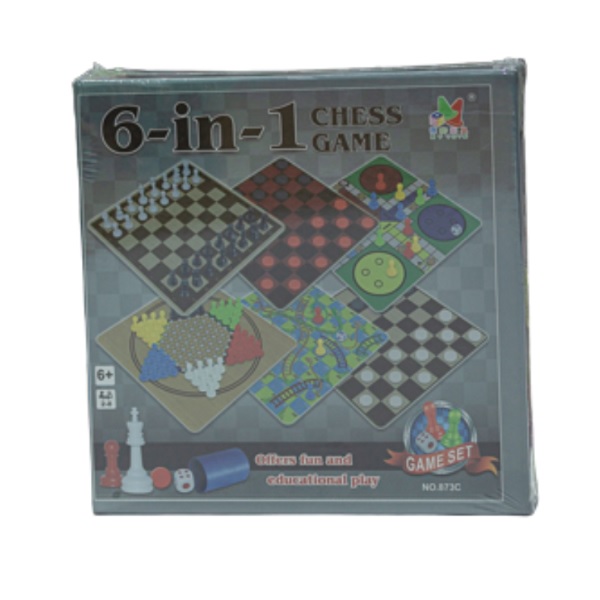 JUEGO DE MESA 6 EN 1 16X16CM