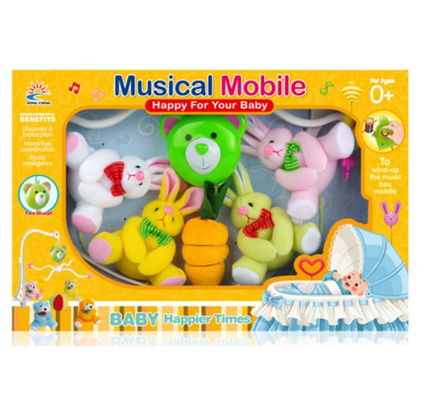 CUNERO MOVIL CONEJOS 47X27CM