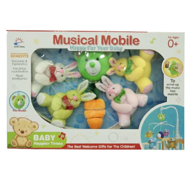 CUNERO MOVIL CONEJOS/ZANAHORIA 40X27CM