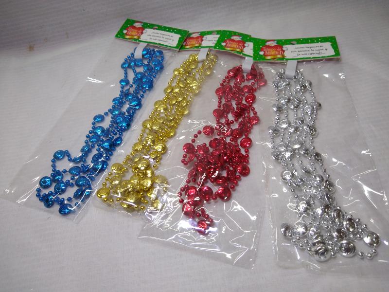 CADENA 1,8 MTS C/PERLAS CARITA