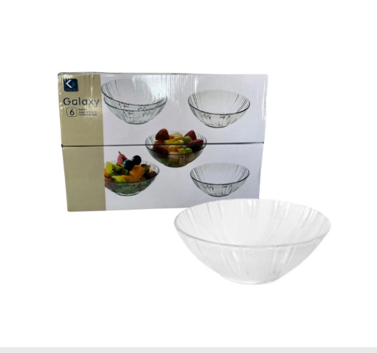 COMPOTERA VIDRIO GALAXY X 6 UNID