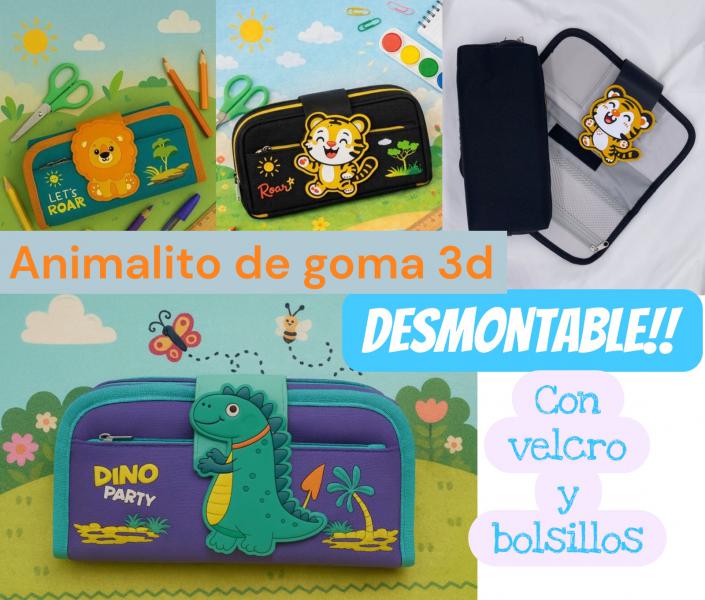 CANOPLA T/ANIMALITO DESMONTABLE C/VELCRO 22*10