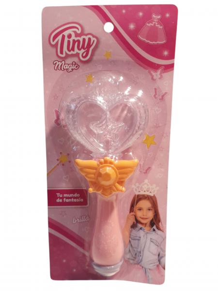 VARITA CORAZON C/LUZ A PILA 25X11CM