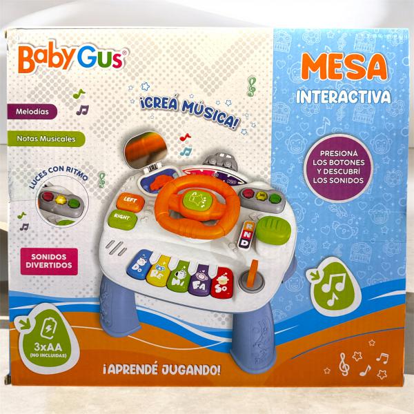 BEBE* MESA INTERACTIVA C/LUZ 30*27CM