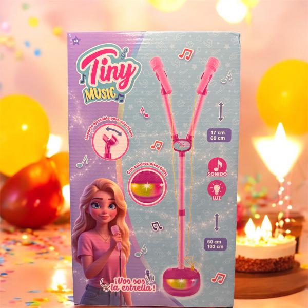 MICROFONO TINY C/LUZ Y SONIDO 163CM