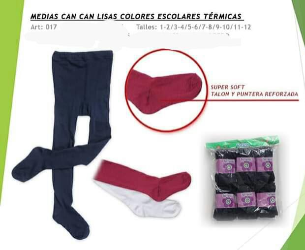 CAN CAN NENA TERMICA  TALLE 1-2 AL 11-12