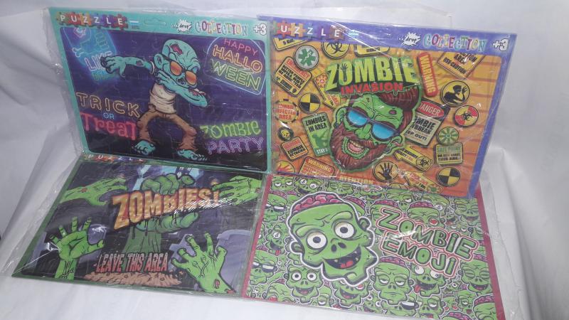 ROMPECABEZA ZOMBIE X 48 PIEZAS 30X22CM