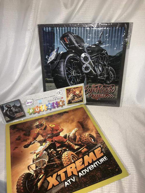 ROMPECABEZA MOTO X 25 PIEZAS 32X32CM