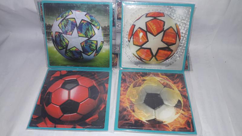 ROMPECABEZA PELOTA X 2 DE 4 PIEZAS 16X16CM