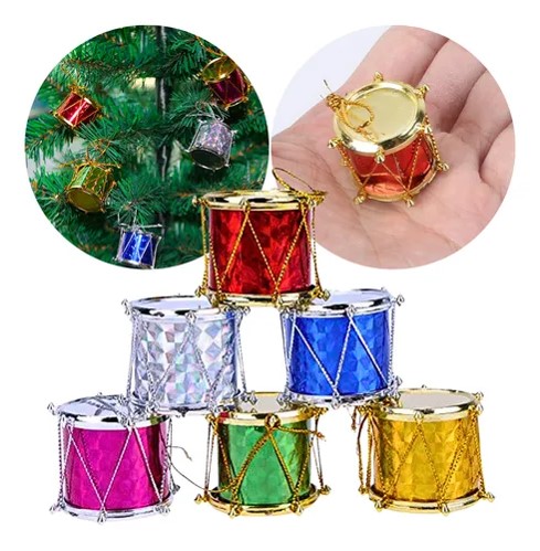 TAMBORCITO 4 CM X 6 UNID 4 COLORES