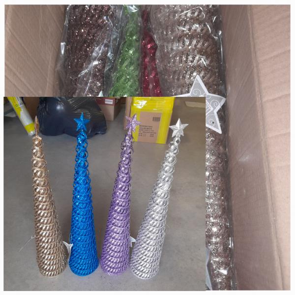 ARBOL DE ALAMBRE 60 CM CON RULITOS