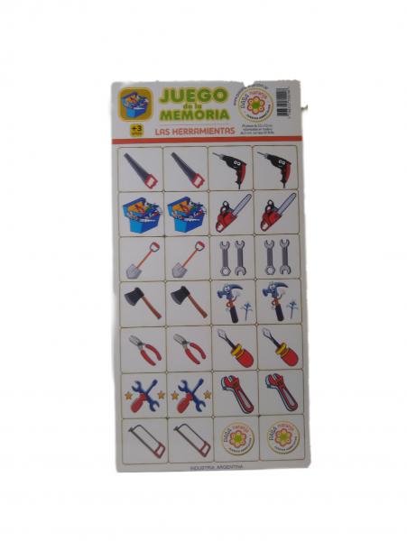 MEMOTEST FIBRO FACIL LAS HERRAMIENTAS 30X15CM