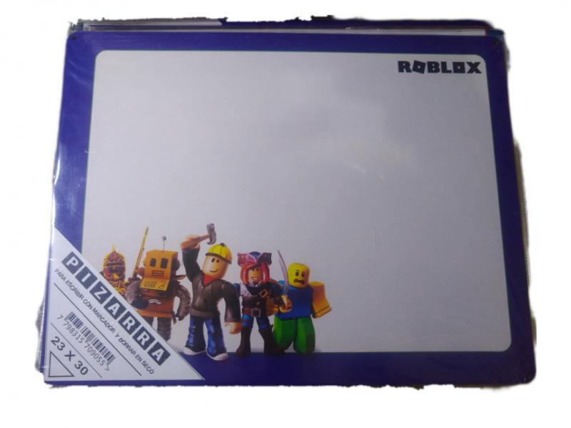 PIZARRA BLANCAFIBRO FACIL ROBLOX 23X30CM