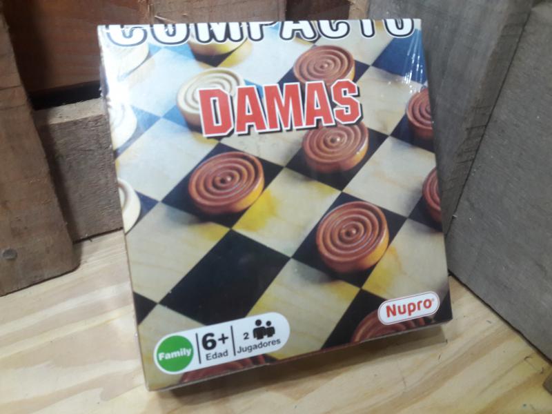 COMPACTO DAMAS  13X13CM