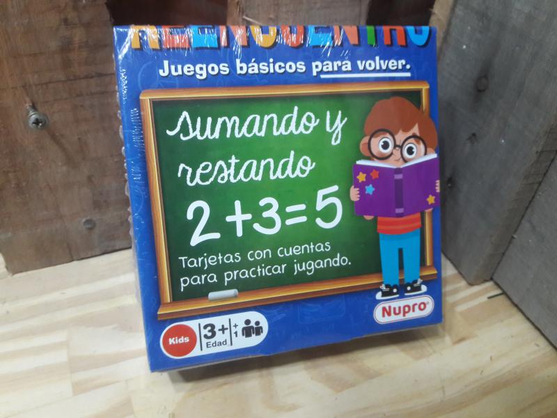 REENCUENTRO SUMANDO Y RESTANDO 13X13CM