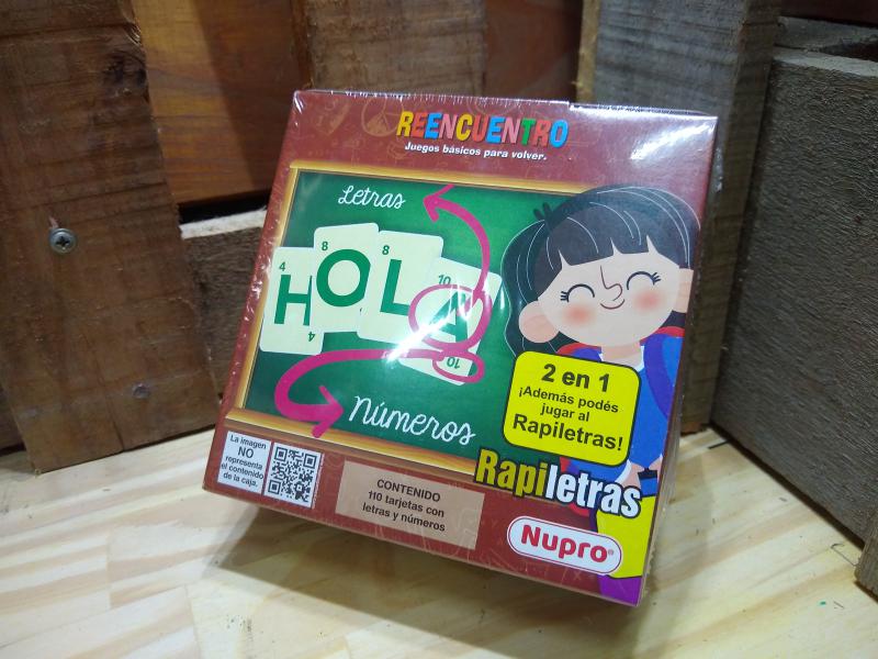 REENCUENTRO LETRAS Y NUMEROS 13X13CM