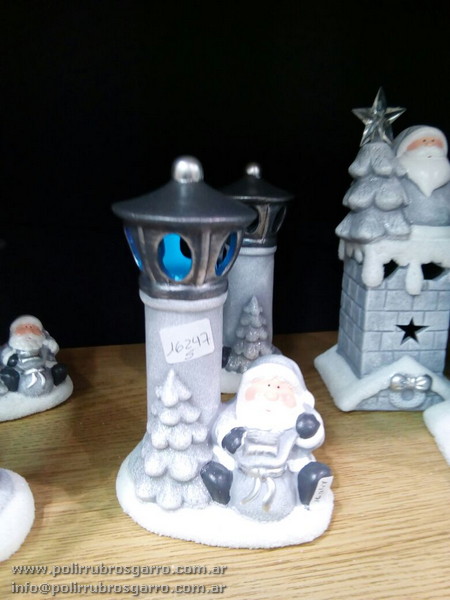 FAROL CON PAPA NOEL 16*10 A PILAS