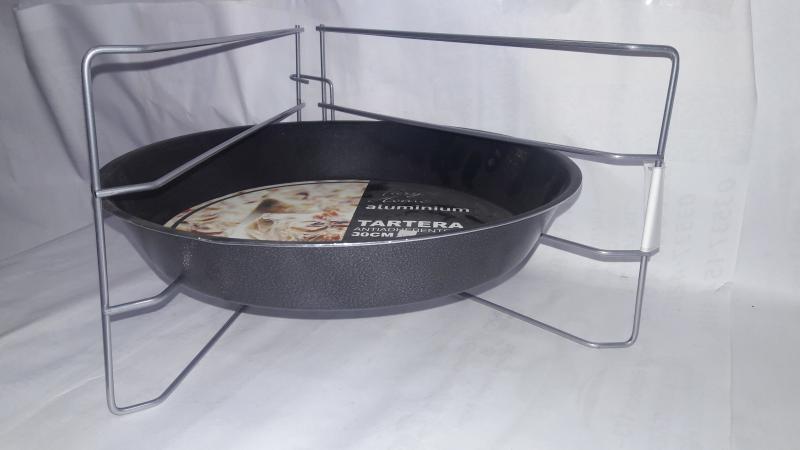 PORTA ASADERAS P/3 ALAMBRE 32X20CM