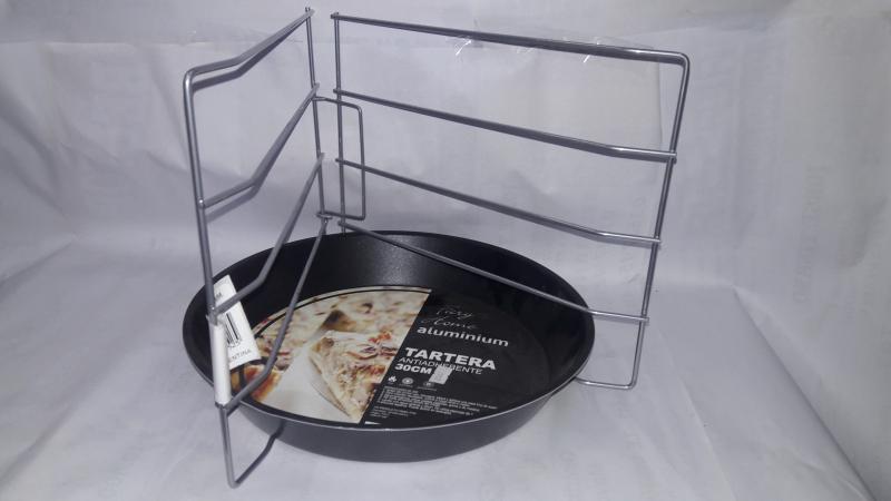 PORTA ASADERAS P/4 ALAMBRE 32X25CM