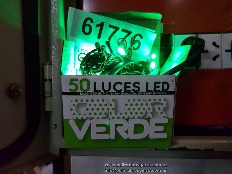 LUZ LED X 50 VERDE