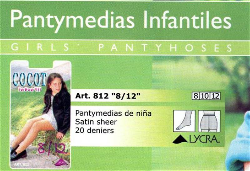 COCOT ART 812 * CAN CAN NENA T 8 AL 12  (AZULES)