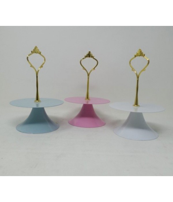 TORRE C/PIE 12+18 CM ACERO