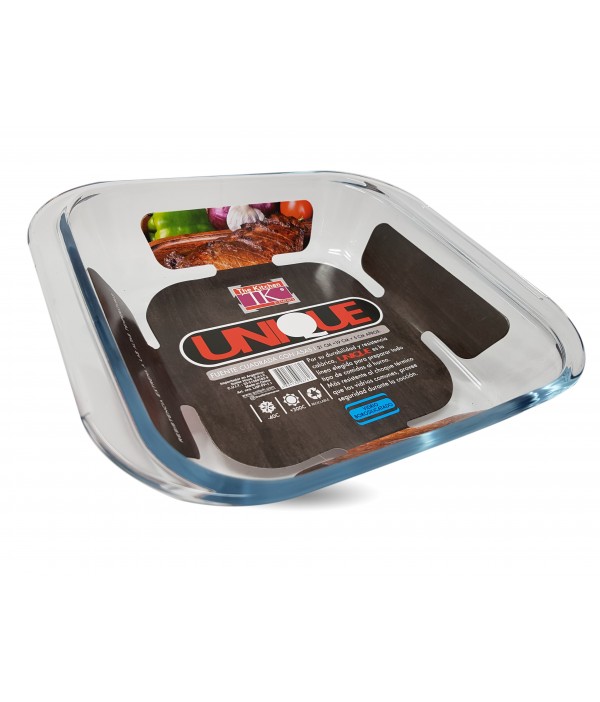 FUENTE RECT VIDRIO C/ASAS  UNIQUE 24*22*5