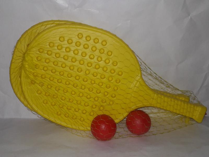 PALETA PADLE X 2 + PELOTA 40X21.50 CM
