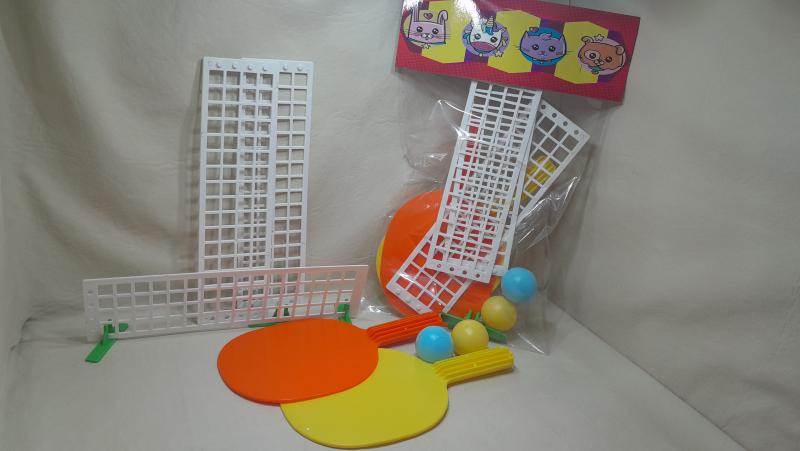 PALETA PING PONG PLAST C/RED