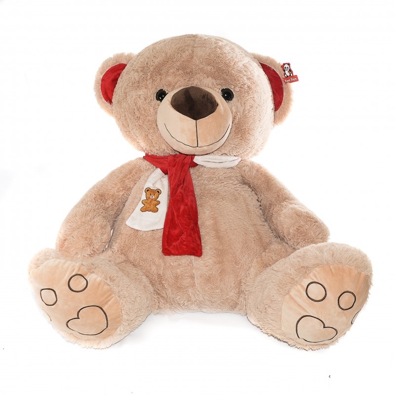 PELUCHE*OSO GIGANTE C/BUFANDA 100CM