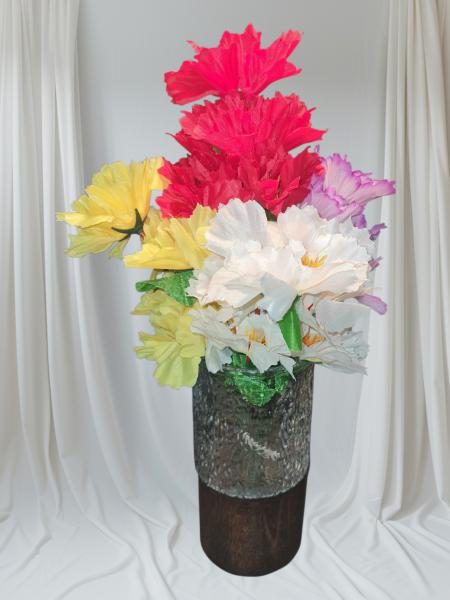 RAMO DE PEONIA ECO 35CM