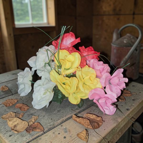 RAMO ROSA ECO X UNID 31CM