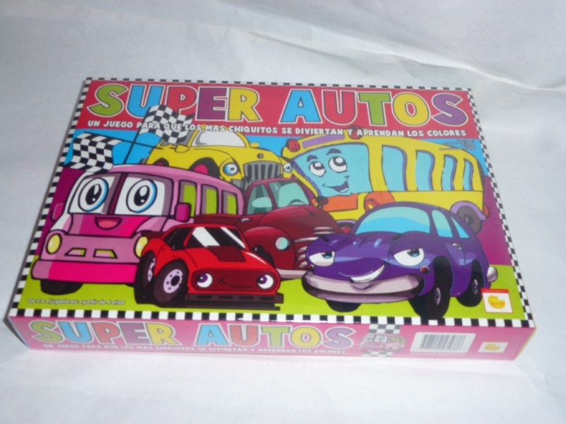 JUEGO RECORRIDO SUPER AUTOS P/APRENDER LOS COLORES