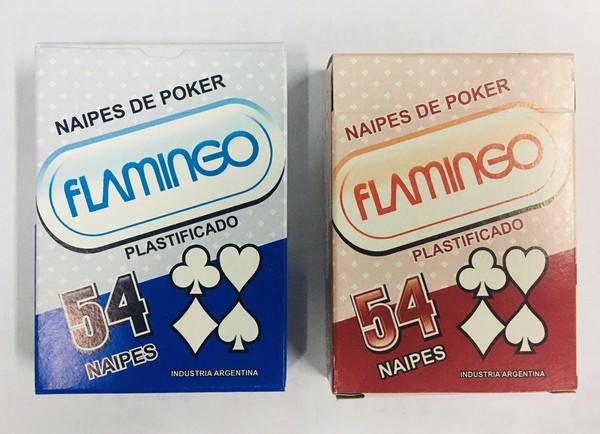 NAIPE POKER 54 FLAMINGO
