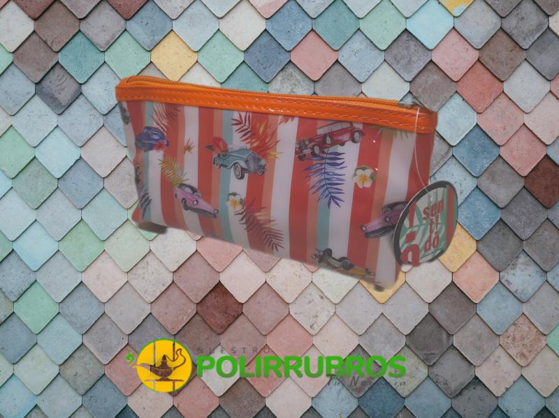 PORTACOSMETICO RAYADA 20*9CM