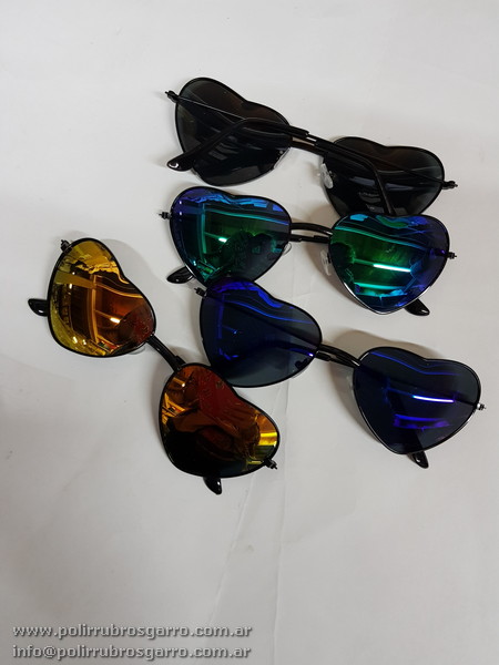 ANTEOJO NIÑO METAL CORAZON ESPEJADO