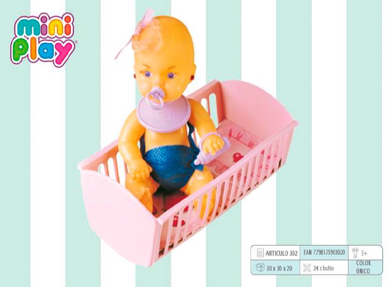 MP*BEBE CON CUNA 16CM